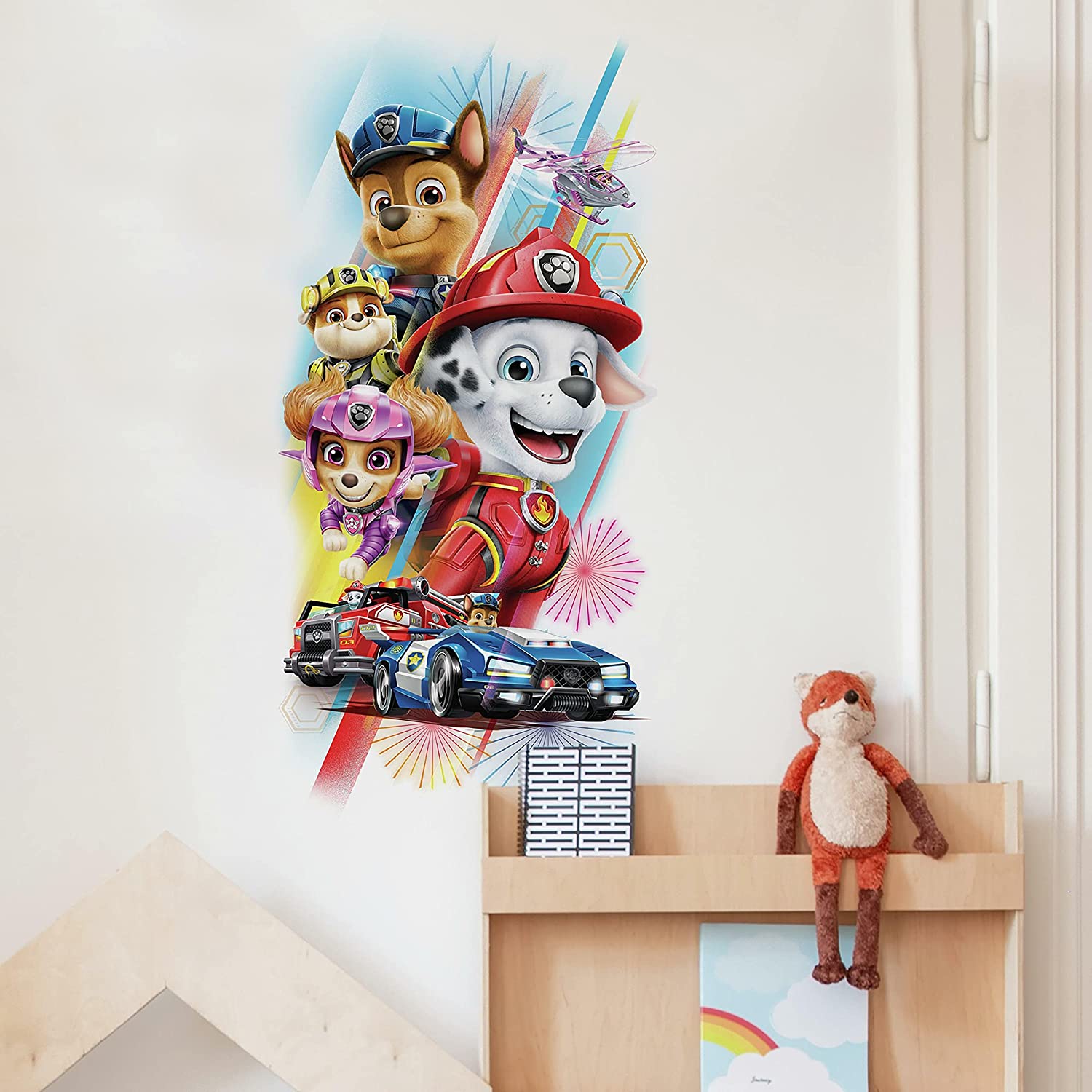 RoomMates Paw Patrol Movie Peel and Stick Giant Wall Decals