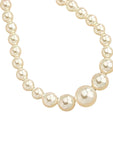 Elegant Faux Pearl Necklace Exotic Design Collarbone Chain Fashion Statement Women's Jewelry Set