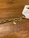 Chunky Stainless Steel Golden Link Chain Choker Necklace For Women Minimalist Jewelry