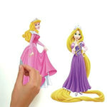 Disney Glow Within Princess Peel & Stick Wall Decals Rapunzel Ariel Cinderella Stickers