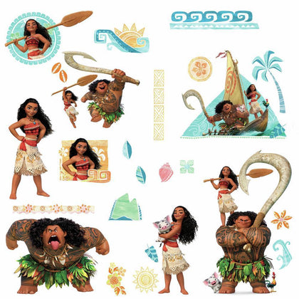 Disney Moana Peel and Stick Wall Decals - EonShoppee