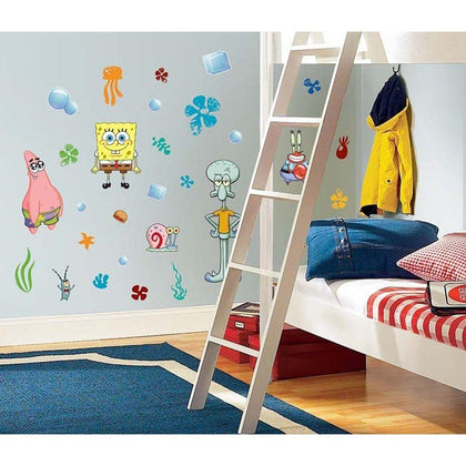 Spongebob Squarepants Peel And Stick Wall Decals - EonShoppee